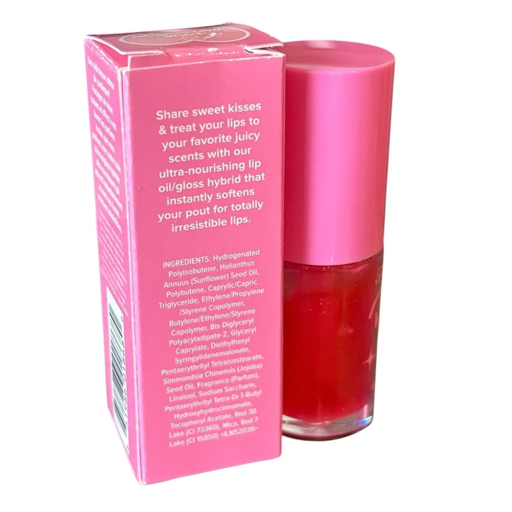 💎 Too Faced Kissing Jelly Hydrating Lip Oil Gloss Sour Watermelon New In Box